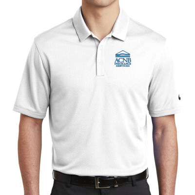 Dri FIT Hex Textured Polo-Blue Embroidery  Thumbnail